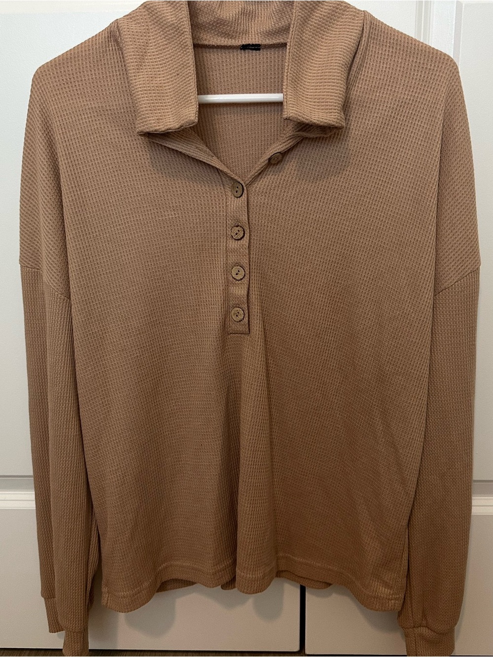 Button Long Sleeve Sweater